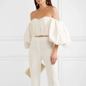 Navy Ellery Lady Chatterley Off-The-Shoulder Top